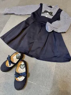 韓国風フォーマルワンピース&any FAMシューズセット＊バラ売可＊