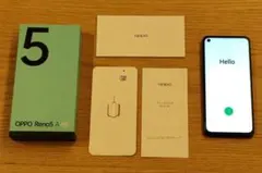OPPO Reno5A　シルバーブラック　SIMフリー