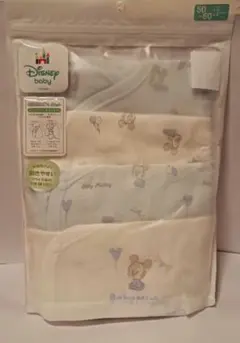 新品 Disney Baby ベビー肌着 4枚セット 50-60cm