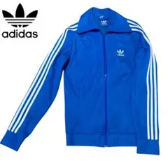 adidas アディダス EUROPA TTトレフォイル フロッキー　ブルー L