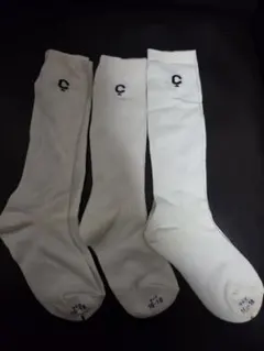 コムサ　3足セット　ハイソックス　16-18