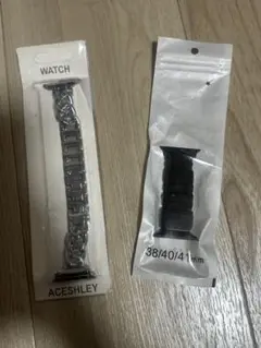 Apple Watch バンド シルバーバンド 38/40/41mm ２つセット