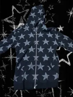 00s archive y2kダブルジップパーカー