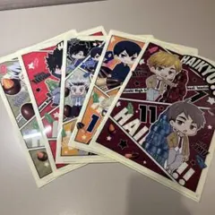 ハイキュー!! クリアファイル 5枚セット 非売品