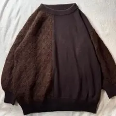 スピックアンドスパン アルパカ混 ニット セーター 毛 ウール カシミヤ混