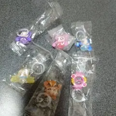 おジャ魔女どれみ　めじるしアクセサリー キーホルダー 6個セット