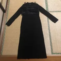 ブラックロングワンピース