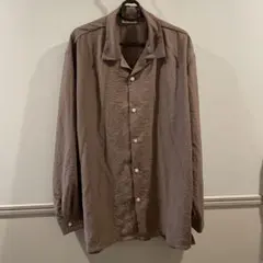 GU ジーユー　オーバーサイズシャツ(長袖)