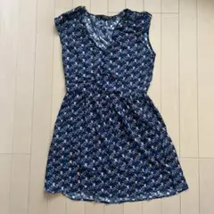 ZARA ネイビーワンピース　夏