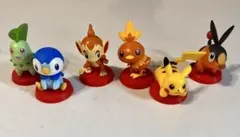 ポケットモンスター　チョコエッグ　旅立ちの3匹　6体