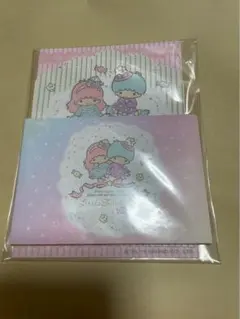 Little Twin Stars キキララ　いちごミニレターセット