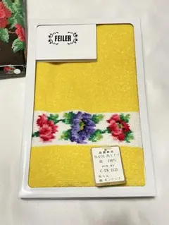 ♡フェイラーアネモネ　モンリーブ　シェニール織フェイスタオル　未使用　難あり