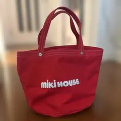 MIKI HOUSE ミキハウス人気キャンバス トートバッグ大容量ママバッグにものサムネイル