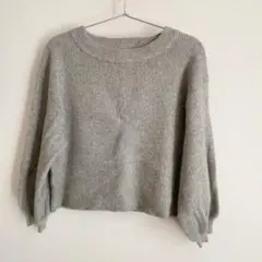 MAJESTIC LEGON トップス ニット カットソー ライトグレー M