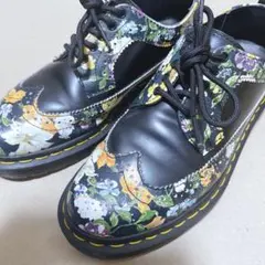 激レア 美品【ドクターマーチン】メリージェーン 23 花柄 刺繍 厚底