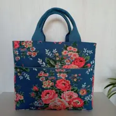 スクエアトートバック　キャスキッドソン　ハンドメイド