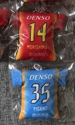 ユニフォーム型キーホルダー 2点セット