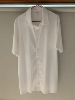 UNIQLO エアリズムコットンフルオープンポロシャツ XXL ホワイト