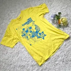 【星乃ちろる】10周年記念グッズ　半袖Tシャツ　『XL』　イエロー　ちろるちゃん