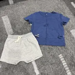 ベビーギャップ　シャツとショートパンツセット