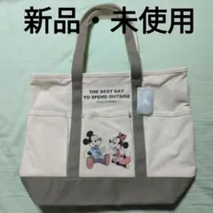 新品・未使用　ミッキー　ミニー　トートバッグ　ディズニーストア　完売品！