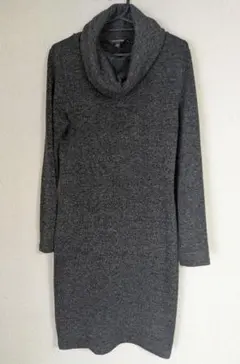BANANA REPUBLIC ニット グレー 長袖ワンピース XS