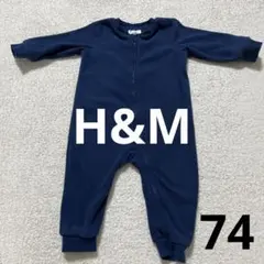 H&M フリース ロンパース　パジャマ