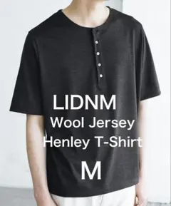 【LIDNM】Wool Jersey Henley T-Shirt Mのサムネイル