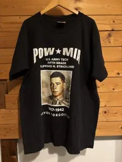 POW MIA Tシャツ ブラック 古着 メンズ　ヴィンテージ