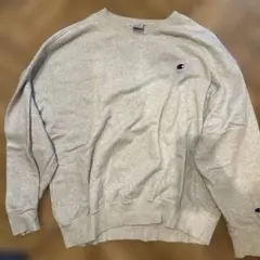 【4L】チャンピオン スウェット オートミール オーバーサイズ C3-W001Z