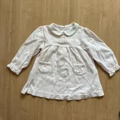 familiar ファミリア ワンピース 80 薄ピンク　うさぎ