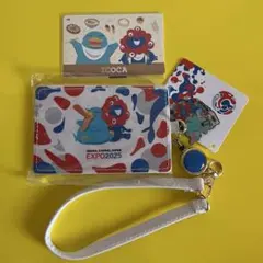 新品・未使用】【大阪・関西万博限定】ICOCAカードと木製ストラップ