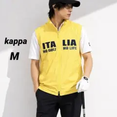 kappa カッパ ゴルフウェア ベスト メンズ イタリア M モックネック 