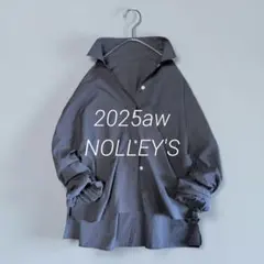 2025aw　ノーリーズ　定価約1.6万円　エアリーショートシャツ　きれいめのサムネイル