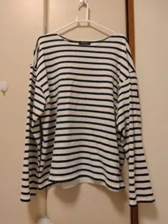 Le Minor ボーダー柄 長袖カットソー　オーバーサイズ