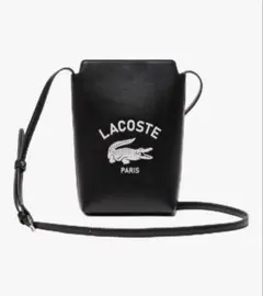 LACOSTE ショルダーバッグ ブラック
