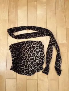 SHEIN チューブトップ ヒョウ柄 Sサイズ
