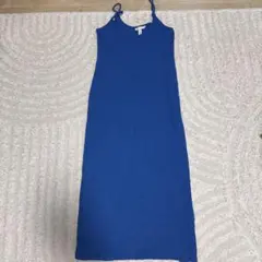 H&M キャミワンピース ブルー Sサイズ