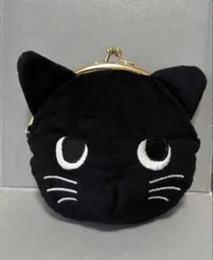 Chat noir 黒猫 がま口 コインケース
