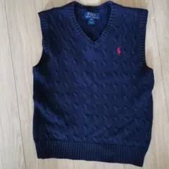 売切!Polo Ralph Lauren ラルフローレン ケーブルニット ベスト - メルカリ