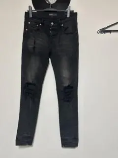 AMIRI ダメージ加工デニムパンツ ブラック サイズ29 正規品 - メルカリ