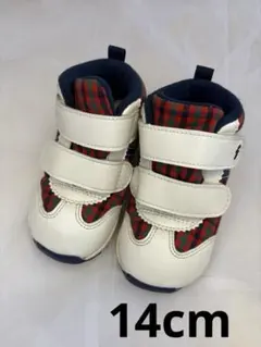 ベビースニーカー〈アシックスキッズ × familiar〉　14cm