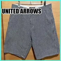 古着 UNITED ARROWS ストライプ ショートパンツ サイズMのサムネイル