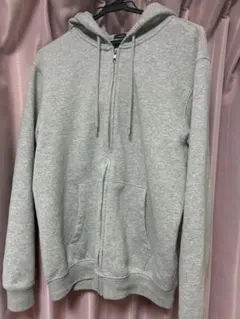 GAP グレー ジッパー付きパーカー　ヴィンテージソフト ジップアップパーカー