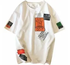 人気商品★オーバーサイズ　Ｔシャツ　ホワイト　五分丈　XL　レディース