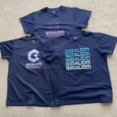 GIRAUDMジローム/Tシャツ3枚セット/レディースOサイズ/ネイビー