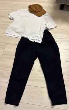 美品ウツクシルエットテーパード S2枚セット