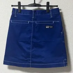 コルウィン Kolwin ゴルフウェア スカート 青 レディース サイズ7