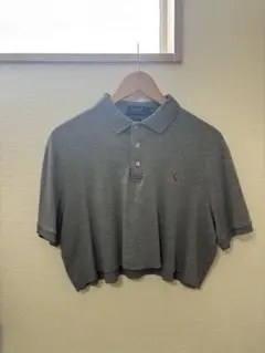 Polo Ralph Lauren M グレー 半袖ポロシャツ 古着
