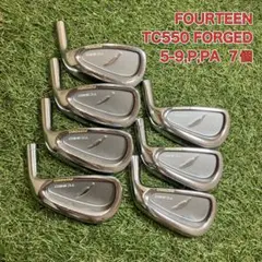 ヘッドのみ　フォーティーン　TC550 FORGED アイアン7個
